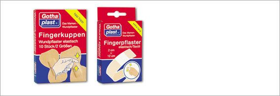 Gothaplast Verbandpflasterfabrik GmbH: Fingerkuppen-, Fingerpflaster